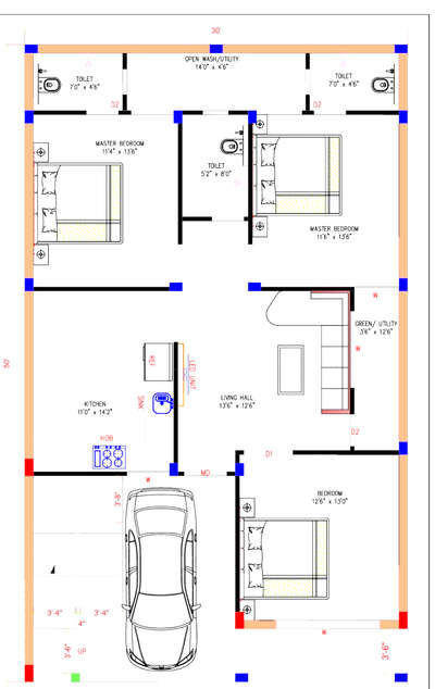 2d planning at minimum prizes