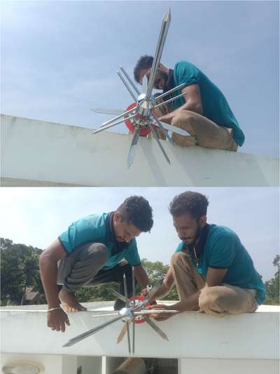 #Lightning Arrester installation @Thiruvalla
#Cloudspowersystems
#lightningarrest. com
all Kerala services
9946761816