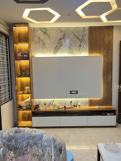 New tv unit complet   #LivingRoomTVCabinet #LivingRoomTV  #tvpaneldesign #koloindia  #koloviral  #kolotrending  #Best_designe  #woodendesign  #woodwark