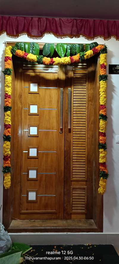teak double door 
 #TeakWoodDoors