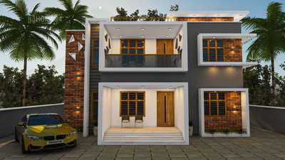 3D elevation                              3bhk                                              sqft1750                                             client name:saji                     location: ponnani, malappuram    #HouseDesigns #30LakhHouse #ElevationHome
