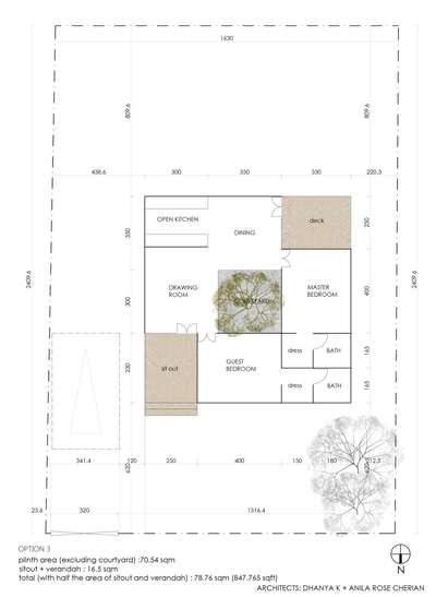 Proposed residence under 850sqft for a teacher at Nileshwaram, Kasargode. 
#ProposedResidenceDesign #lowbudgethousekerala #Smallhousekerala #conceptdesign #architecturalplan #2BHKHouse