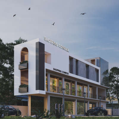 Proposed Commercial Project for Mr. Vincent John at Thrissur, Area : 3300 sqft. 
#residence #Architect #architecturedesigns #design #keralaarchitecture #woods #rawshackconcepts #3drenders #shoppingcomplex