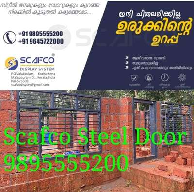 Scafco Steel Door Frame And Window Frames manufacturer 9895555200