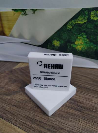 Rehau Mineral Acrylic solid surface sheets are available you can connect to aeon surfaces on any of socials or connect to me directly here. #corian #corianmandir #coriansheet #aeonsurfaces