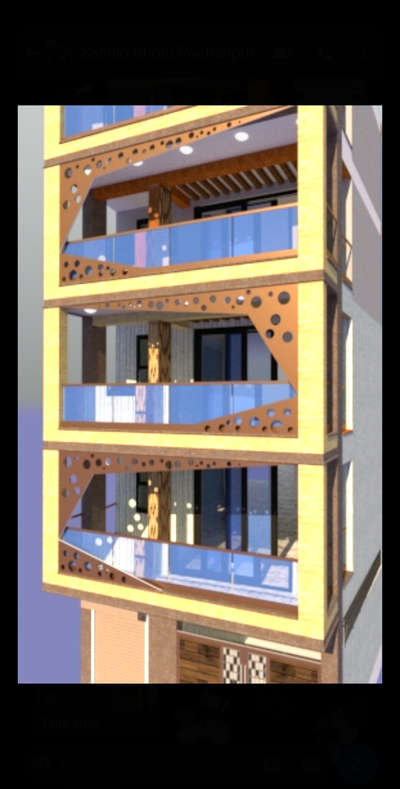 3D Elevation. 4bhk G+4.
current Architecture design project #3D_ELEVATION #3dhouse  #3dbuilding  #3dmodeling  #elegantdesign  #elevtiondesign  #appartment  #Architect  #architecturedesigns  #mordendesign