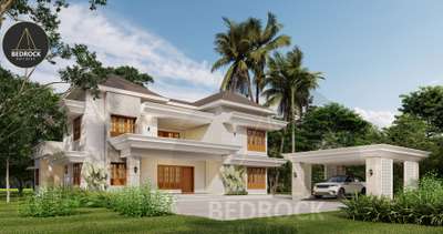 A 3000 Sqft 4 BHK European colonial Contemporary Design  # #ElevationHome #home3ddesigns 
 #ContemporaryDesigns