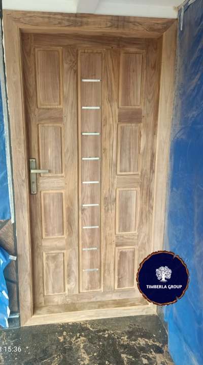 Teak Front Door