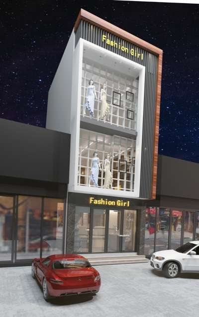 fashion showroom design exterior. renovation