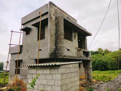 1500 sqft house plastering stage