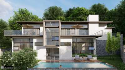 Weekend villa at Vythiri, Wayanad

 #Wayanad  #weekendvilla  #villadesign  #FlatRoof  #FlatRoofHouse  #slopingsite