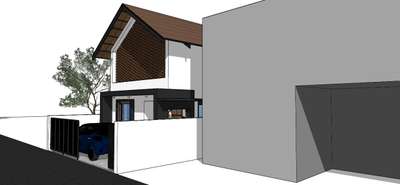 Proposed renovation project at Guruvayur  #HouseRenovation  #Architectural&Interior  #architecturedesigns
