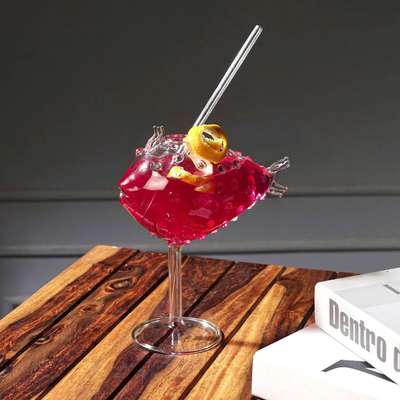 A Uniquely Classy way to Sip you Mocktails!#decor#interior#homedecor#showpiece#glass#decorative #decorshopping
