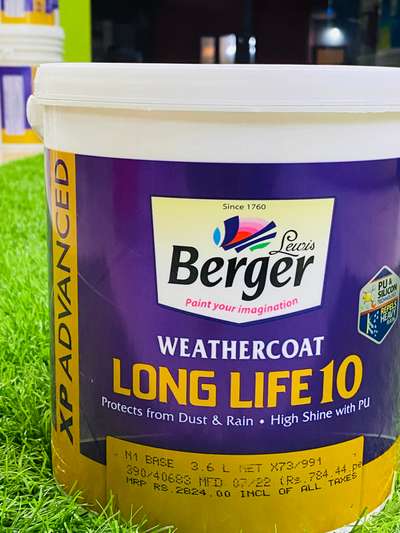 India’s most innovative exterior paint designed using PU & Silicon technology and comes with a 10 year performance warranty.  This gives excellent protection against extreme rain and dirt.  Anti fungal and dirt pick up resistance.