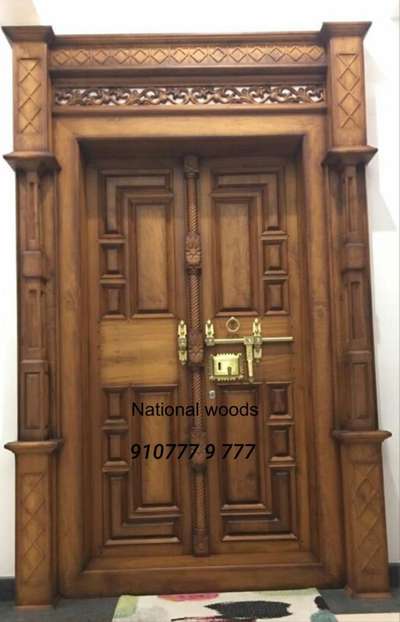 Teak wood DOuble door