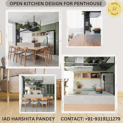 Every kitchen should have ample space and an ambience which makes you fall in love with cooking everytime you walk in. This is an open kitchen idea for penthouse.  #KitchenIdeas #ModularKitchen #InteriorDesigner #cooking