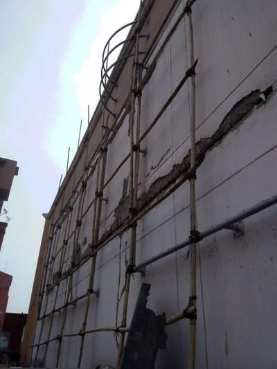 #repair external area building+ painting