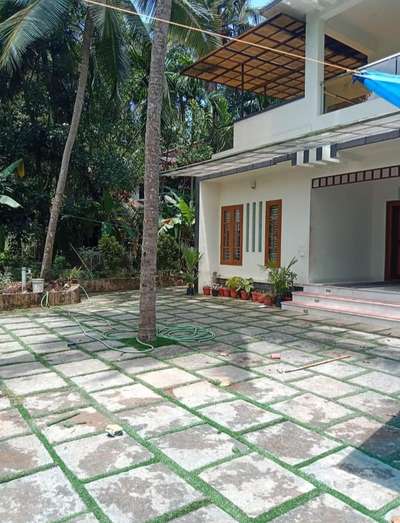 #artificialgrass  #BangaloreStone 
 #flamedstone