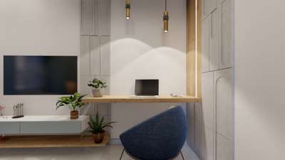modern interior 
.
.
.
 
 #BedroomDecor  #studytable  #furniture   #ModernBedMaking  #tvunits  #CelingLights  #WallDecors #WALL_PANELLING
