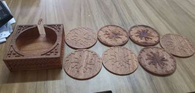 A wooden tea top,(fine wood)
 by amm handicraft