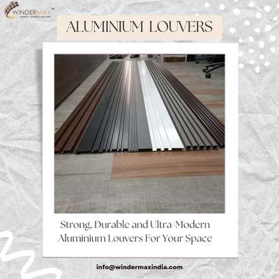 Aluminium Louvers
.
.
#aluminiumlouvers #aluminium #Exterior #wpcinterior #louvers #elevation #site #Interiordesigner #Frontelevation #modernexterior  #Home #Decor #louvers #interior #aluminiumfin #fins #wpc #wpcpanel #wpclouvers #homedecor  #elevationdesign #architect #interior #exteriordesign #architecturedesign #civilengineering  #interiordesigner #elevations #drawing #frontelevation #architecturelovers #home #facade 
.
.
For more details our all products please visit websites
www.windermaxindia.com
www.indianmake.co.in 
Info@windermaxindia.com
or call us on 
9810980636, 9810980278

Regards
Windermax India