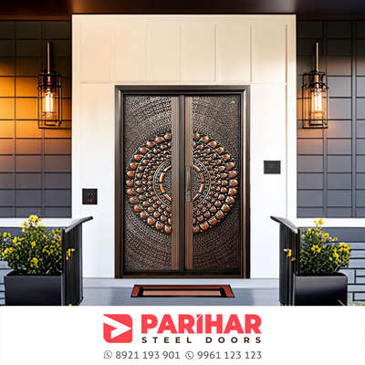 Premium Steel Wood Doors #securitydoor  #Steeldoor