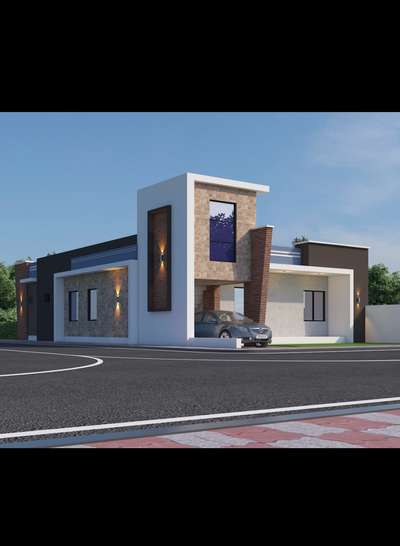 #3delevationhome  #modernelevation #future_vision_designers #fantastic elevation # 3 side elevation.....plan 40'x70' ...#contact for 3d elevation ....Best rate provide and best work also with Rendering...Seems original ....