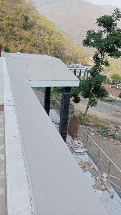Roofing With Boards and applying Technonicol Bitumen Shingles at Rishikesh Uttrakhand