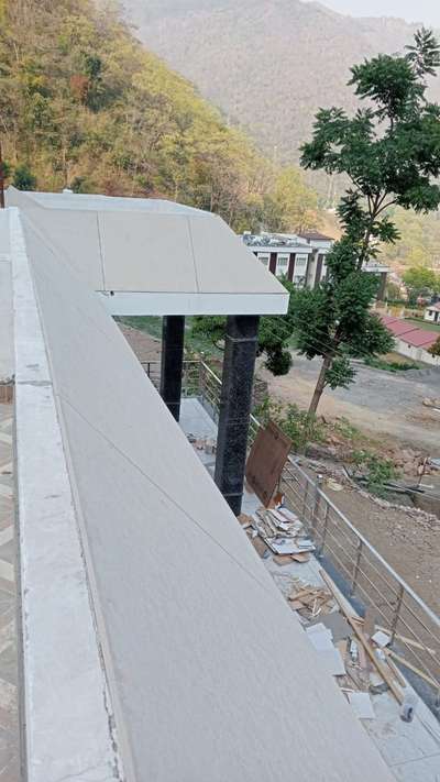 Roofing With Boards and applying Technonicol Bitumen Shingles at Rishikesh Uttrakhand