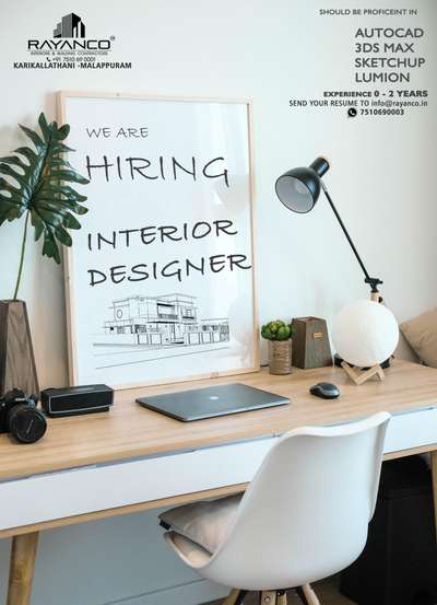 hiring interior designer
call 7510690003