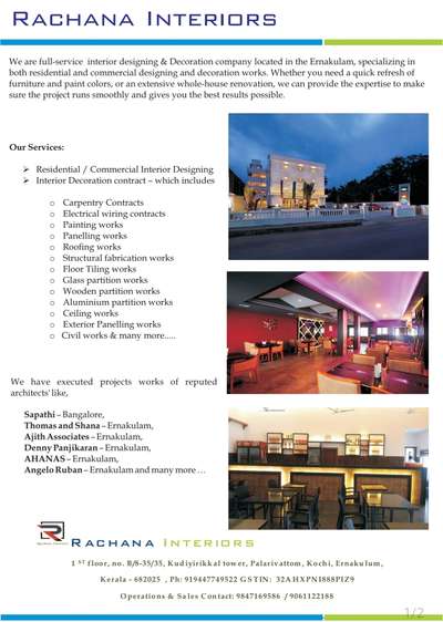 Our Interior Co Brochure
#interiordecoration #interiordesigning