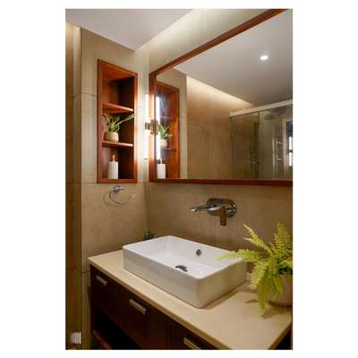 #toiletinterior #modernhouse #BathroomRenovation #patterntile #interiordesignkerala