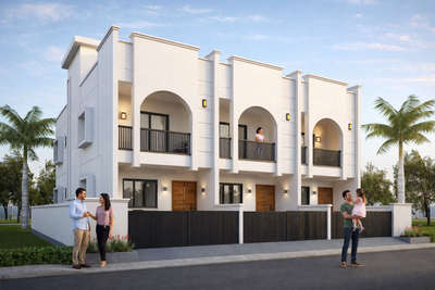 elevation for front house