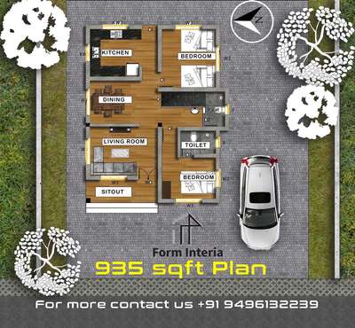 Your Dream 2BHK in Just 935 Sq ft


Step into this thoughtfully planned home that maximizes every inch of its 935 sq ft. From an open-plan living and dining area with a cozy sit-out to two serene bedrooms with attached bathrooms, this layout brings together comfort, style, and functionality.
- 935 sq ft of optimized living space
- Open living → dining → sit-out flow for effortless entertaining
- kitchen positioned next to the dining zone
- Two bedrooms with private toilets for added convenience
- True north orientation to harness natural light and cross-ventilation

Ready to make this plan yours?
 DM us  to get a complete 3D walkthrough
 #FloorPlans  #ElevationHome  #WestFacingPlan  #900sqft  #900sqf  #1000SqftHouse  #budgethomes  #budget_home_simple_interi  #likeforlikes
