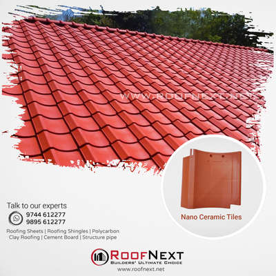 Nano Ceramic Roof Tile..
Is an innovative eco-friendly product meeting international quality and beating heat naturally.