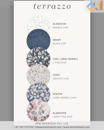 Terrazzo is a composite material, poured in place or precast, which is used for floor and wall treatments. It consists of chips of marble, quartz, granite, glass, or other suitable material.


Follow us for more such amazing informations. 
.
.
#terrazzo #terrazzodesign #architect #architecture #interior #interiordesign #commercial #restaurant #architectural #knowledge #material #finishes #chips #stone #flooring #floor #designed #planning #floorplan #granite #marble #stonechips