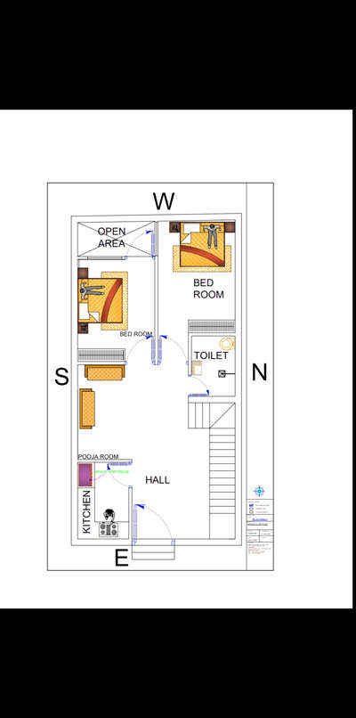 *2d Plan *
Drafting Work According to Vastu