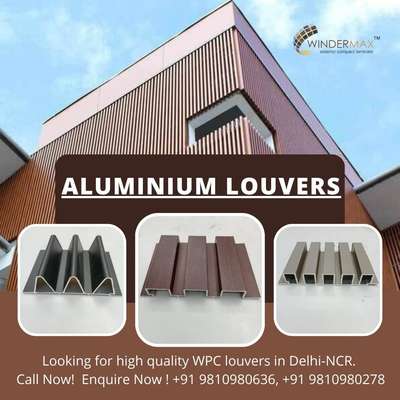 Winder max India Presenting you exterior elevation product Aluminium louvers 
.
.
Aluminum louvers
at just 270 per sqft
. 
. 
#aluminium #aluminium louvers #exterior #exteriorelevation #elevation #modernexterior #exteriordesigner #louvers #modernelevation 
. 
. 
Stay connected for more information
. 
. 
www.windermaxindia.com
info@windermaxindia.com
Or call us on 9810980278, 9810980636