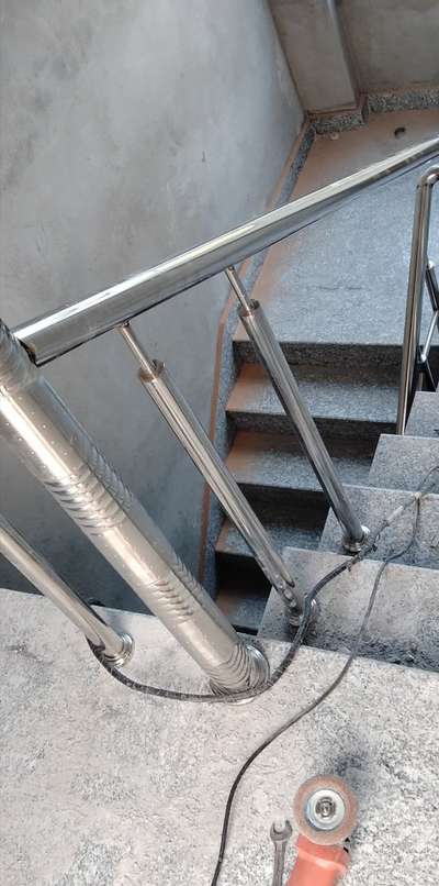 steel railing installation