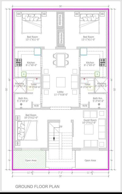 ₹1 स्क्वायर फीट में फ्लोर प्लान बनवाए 8871194779  #2d #2dplanning #FloorPlans  #planning