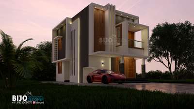 Residence at chempahanthi Trivandrum 
Area: 1320 sqft
Design & visualization: 
Bijo Joseph