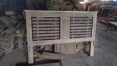cot head board from Teak without Polish
