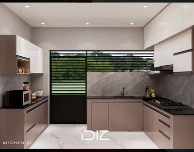 kitchen design #KitchenIdeas  #KitchenDesigns  #ClosedKitchen  #KitchenCabinet