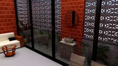 #small indoor courtyard