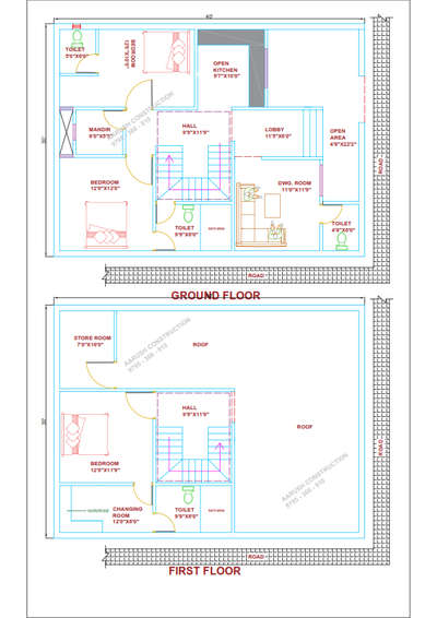 30x40 House plan Layout #2DPlans #2dDesign #3d #3DPlans #ElevationDesign #frontElevation