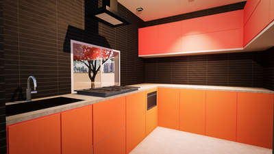 kitchen Design for client 
#ModularKitchen #ClosedKitchen #KitchenIdeas #LShapeKitchen #Designs