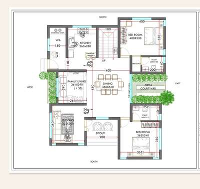 Floor plan #4BHKPlans  #SouthFacingPlan #groundfloorplan  #Firstfloorplan  #2000sqft