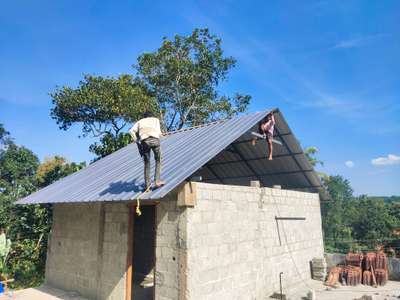 Completed Roofing work@Kurapala
#MetalSheetRoofing