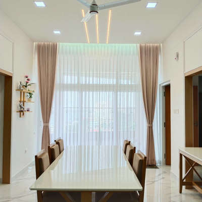 #curtains #sheer_curtains #ripplecurtains #ripplefold #homewalldecor #DiningChairs #DiningTable #white_colour_house #HomeDecor #curtaindesign #home_curtains #WindowBlinds