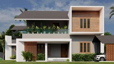 Proposed Design for Mr.Alex
contact us for more details..

Dream Vue Designs
7736928600
 #exteriordesigns #KeralaStyleHouse #keraladesigns #Architect #architecturedesigns #HouseDesigns  #ContemporaryHouse  #SlopingRoofHouse